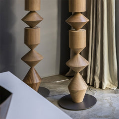 Modern Geometric Sculptural Floor Lamp