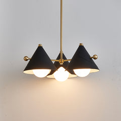 Modern Leather Cone Pendant Light