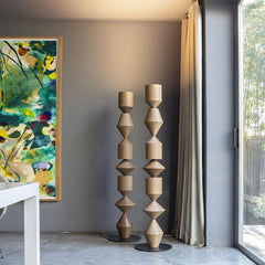 Modern Geometric Sculptural Floor Lamp