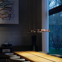 Sculptural Open Circle LED Ceiling Pendant