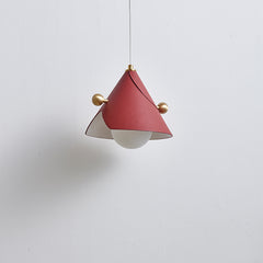 Modern Leather Cone Pendant Light