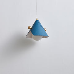 Modern Leather Cone Pendant Light