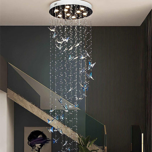 Crystal Butterfly Chandelier