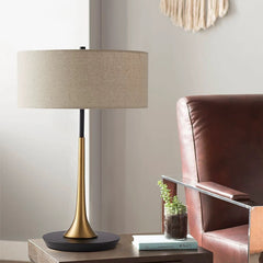 Modern Luxury Fabric Shade Table Lamp