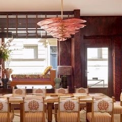 Modern Artistic Layered Glass Chandelier