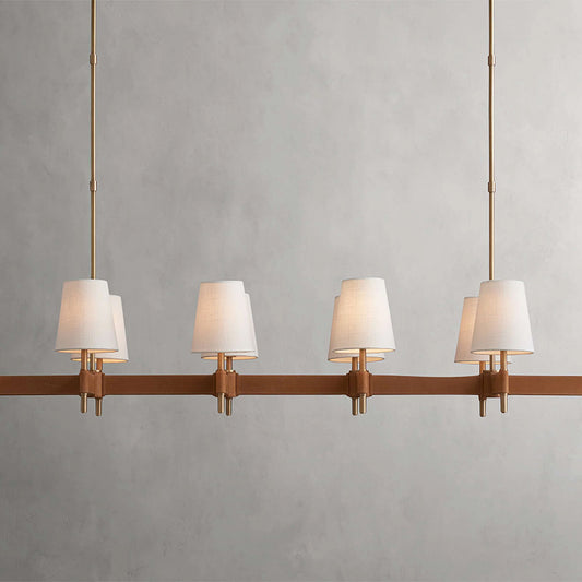 Modern Leather Chandelier Light