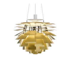 Sculptural Layered Feather Pendant Light