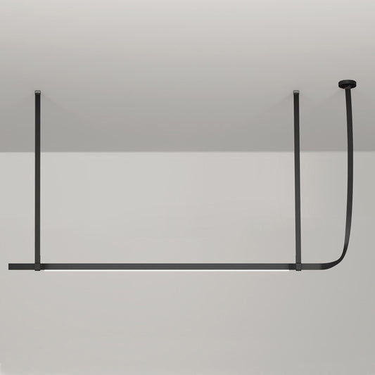 Luxury Leather Linear Chandelier