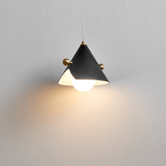 Modern Leather Cone Pendant Light