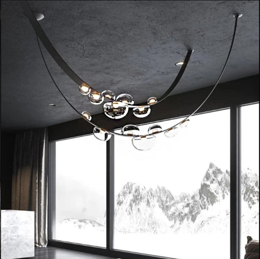 Glass Bubble Pendant Light