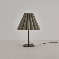Modern Pleated Leather Table Lamp