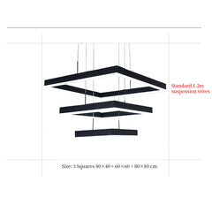 Luxury Geometric LED Pendant Light