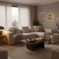 Smoky Glass Iron LED Wall Lamp