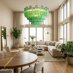 Luxury Colored Glass Chandelier