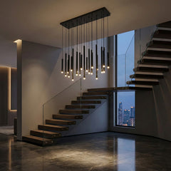 Linear Tube Chandelier