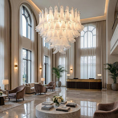Luxury Petal Glass Chandelier
