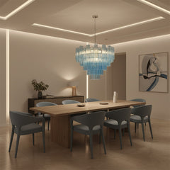 Luxury Colored Glass Chandelier