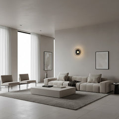 Smoky Glass Iron LED Wall Lamp
