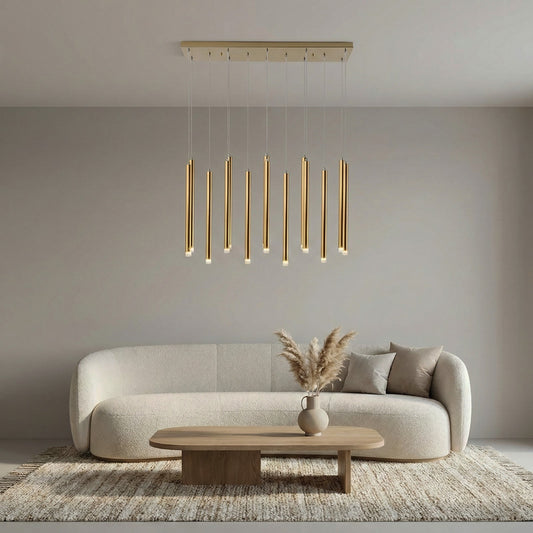Linear Tube Chandelier