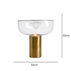 Modern Glass Stone Table Lamp