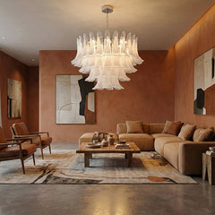 Luxury Petal Glass Chandelier
