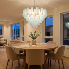 Luxury Colored Glass Chandelier