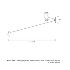 Modern Swing Arm Wall Light