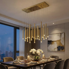 Linear Tube Chandelier