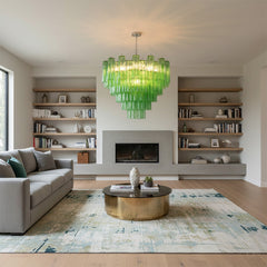 Luxury Colored Glass Chandelier