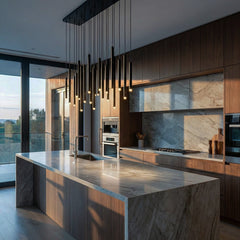 Linear Tube Chandelier