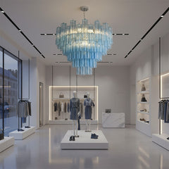 Luxury Colored Glass Chandelier