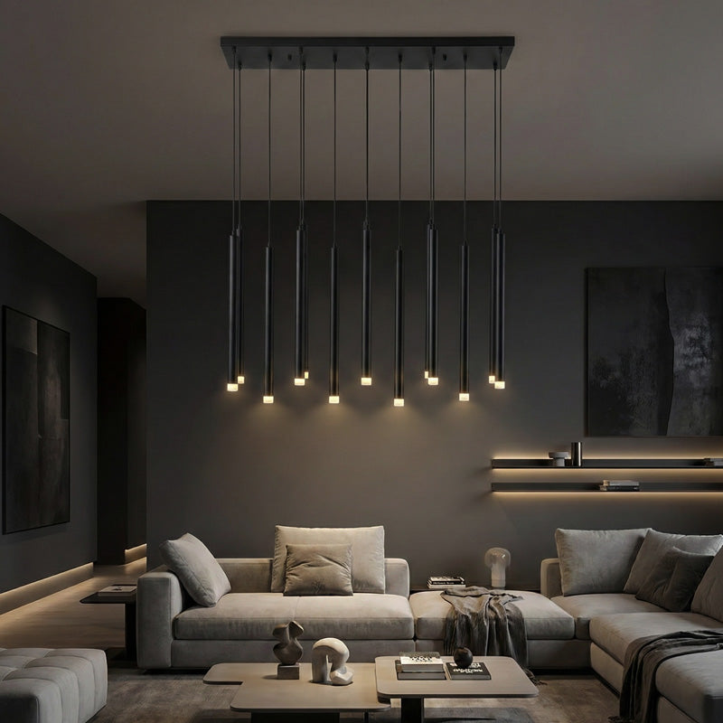 Linear Tube Chandelier