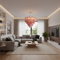 Luxury Colored Glass Chandelier
