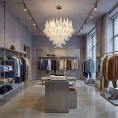 Luxury Petal Glass Chandelier