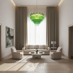 Luxury Colored Glass Chandelier