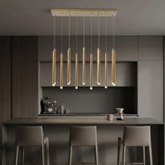 Linear Tube Chandelier