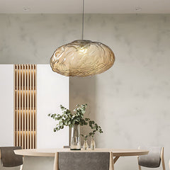 Crystal Petal Glass Pendant Light