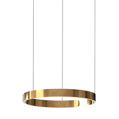 Sculptural Open Circle LED Ceiling Pendant