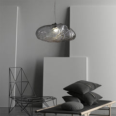 Crystal Petal Glass Pendant Light