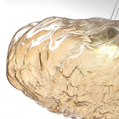 Crystal Petal Glass Pendant Light