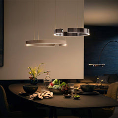 Sculptural Open Circle LED Ceiling Pendant