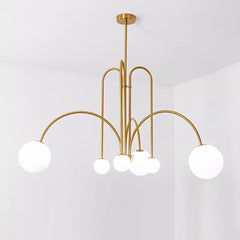Modern Arch Globe Chandelier