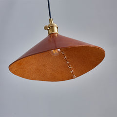 Modern Leather Box Pendant Light