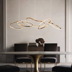 Sculptural Ring Pendant Light