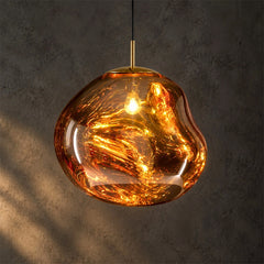 Modern Molten Glass Pendant Light