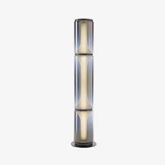 Modern Smoked Glass LED Floor Lamp
