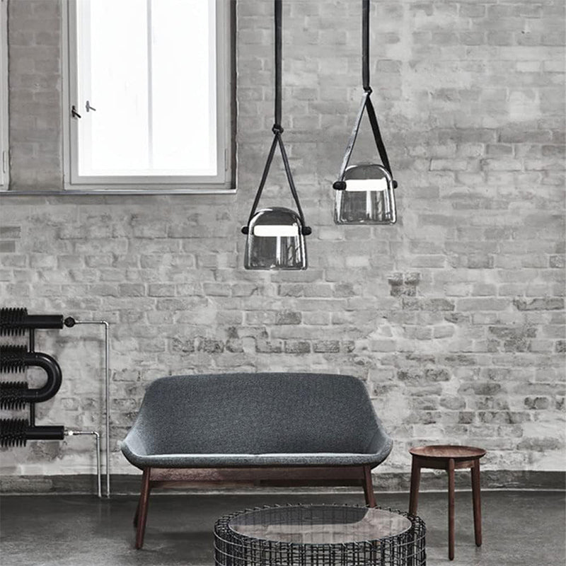 Modern Leather Pendant Light