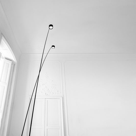 Sampei Black Floor Lamp