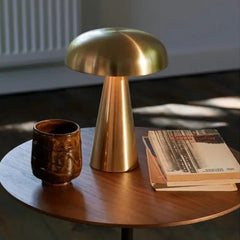 Luxury Aluminum Mushroom Table Lamp