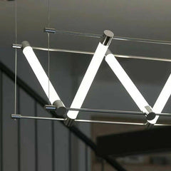 Modern Geometric LED Chandelier